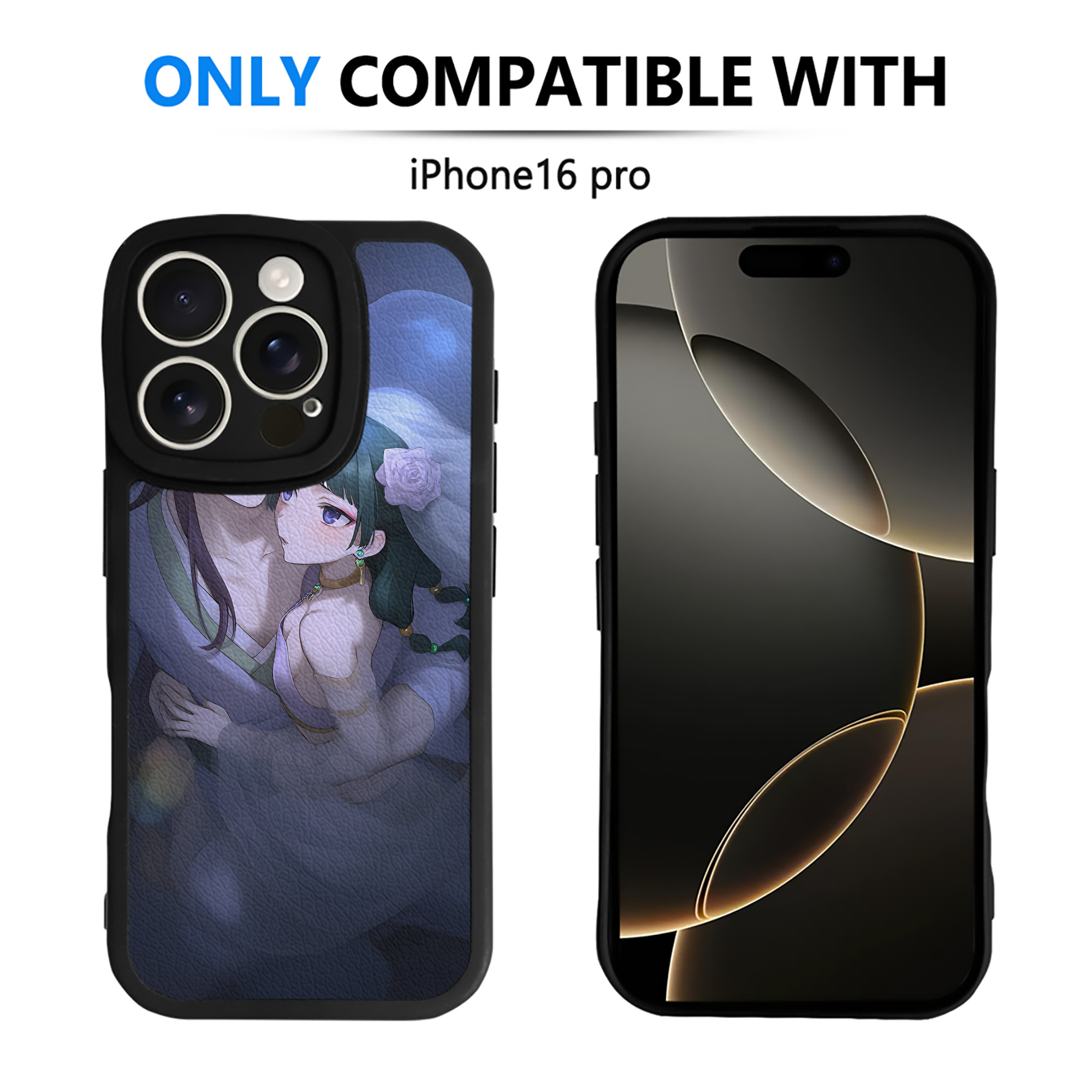 （画像用） 薬屋のひとりごと The Apothecary Diaries 【iPhone 16シリーズ対応】シリコンスマホケース（レザー調） 材質：シリコン